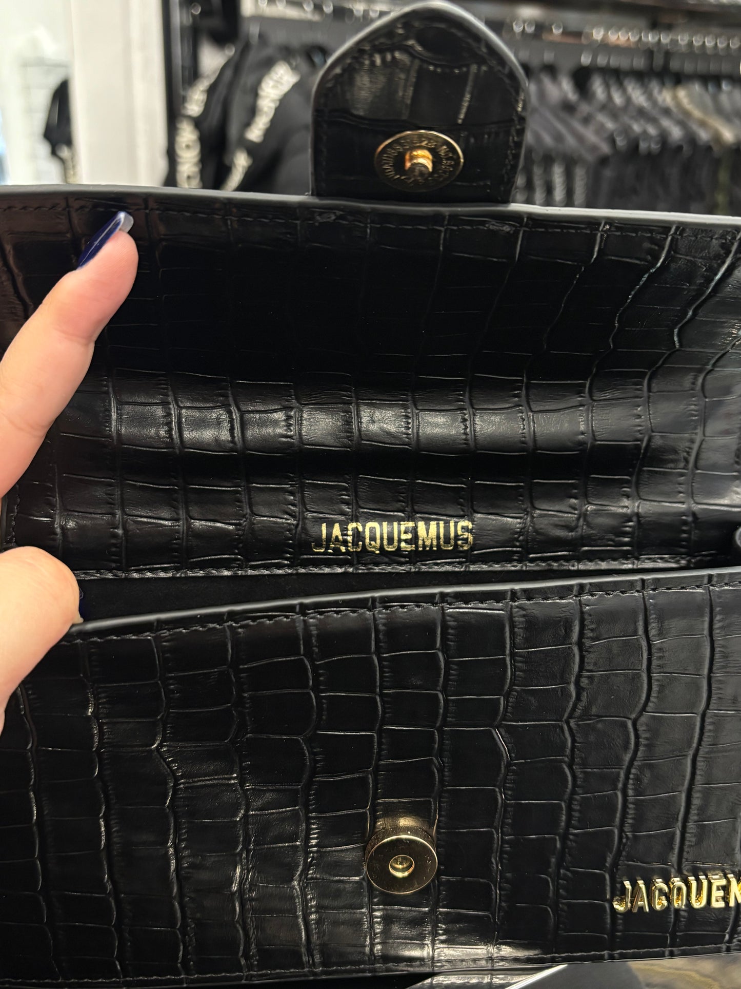 Jacquemus Le Grand Bambino Crocodile