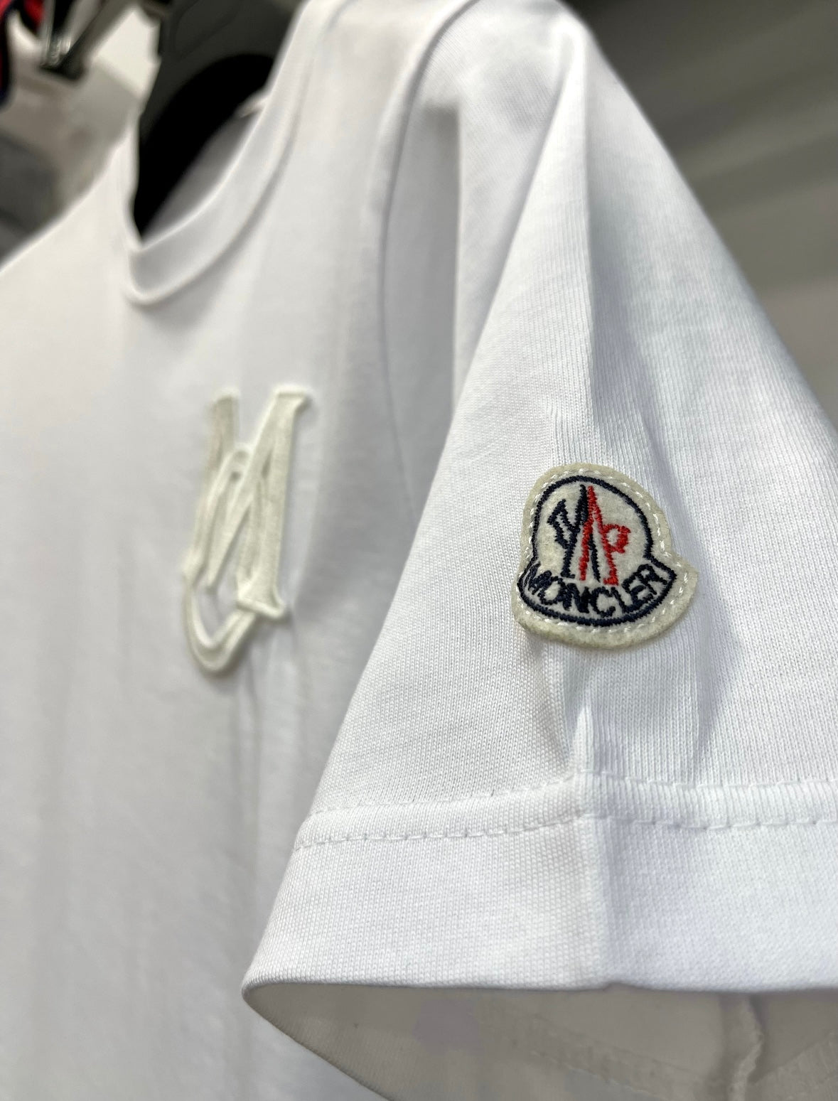 Moncler white t-shirt