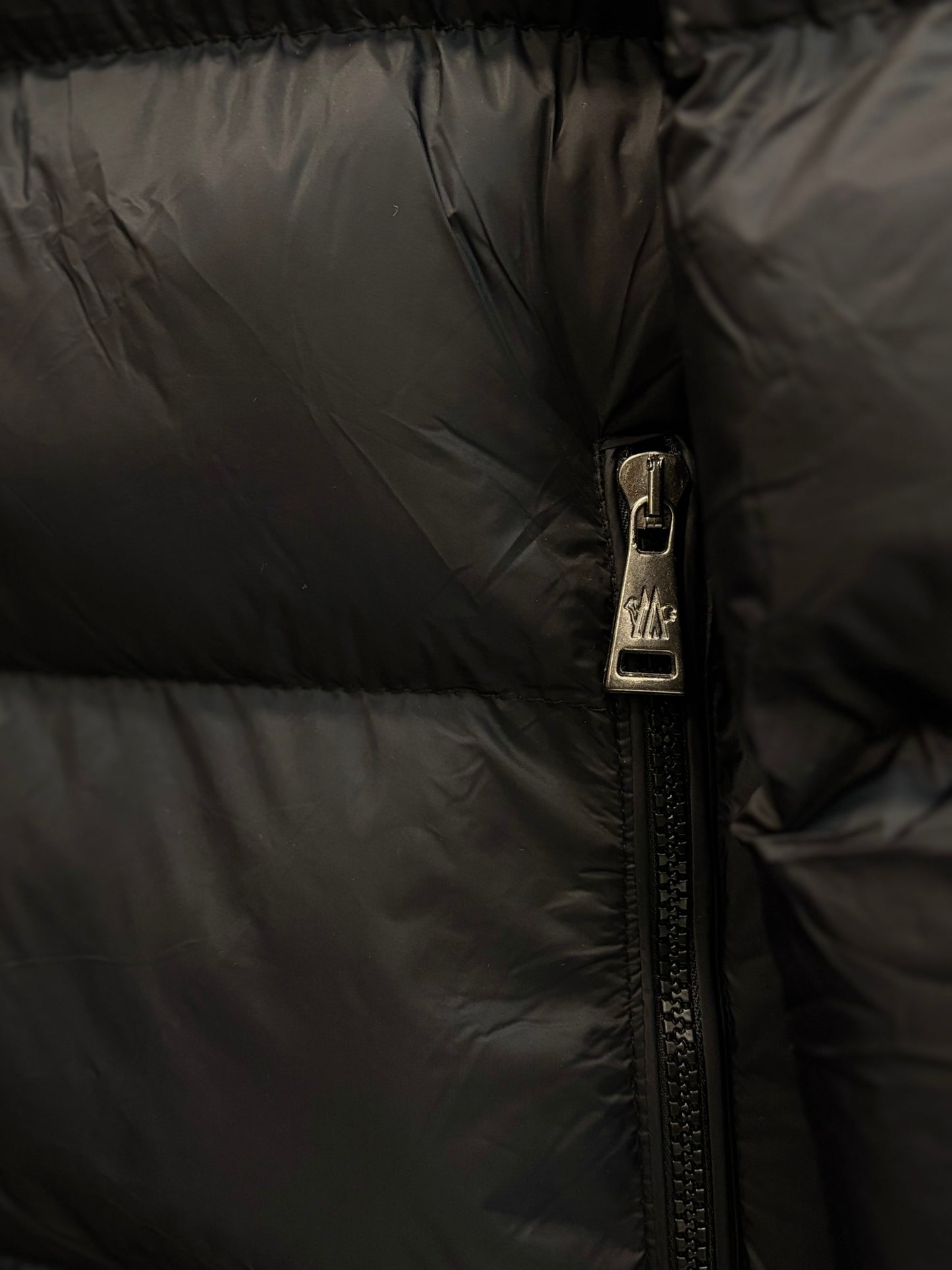 Moncler matte black jacket