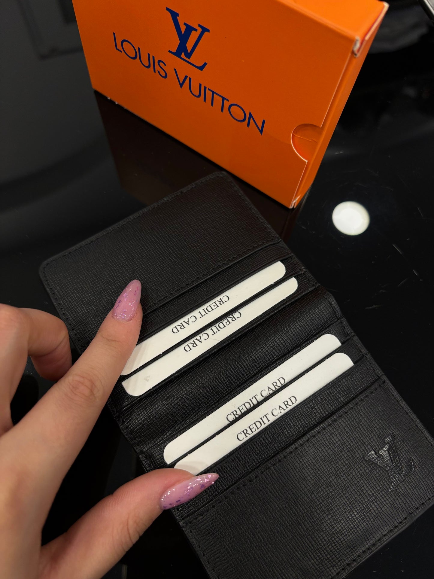 Louis Vuitton black cardholder