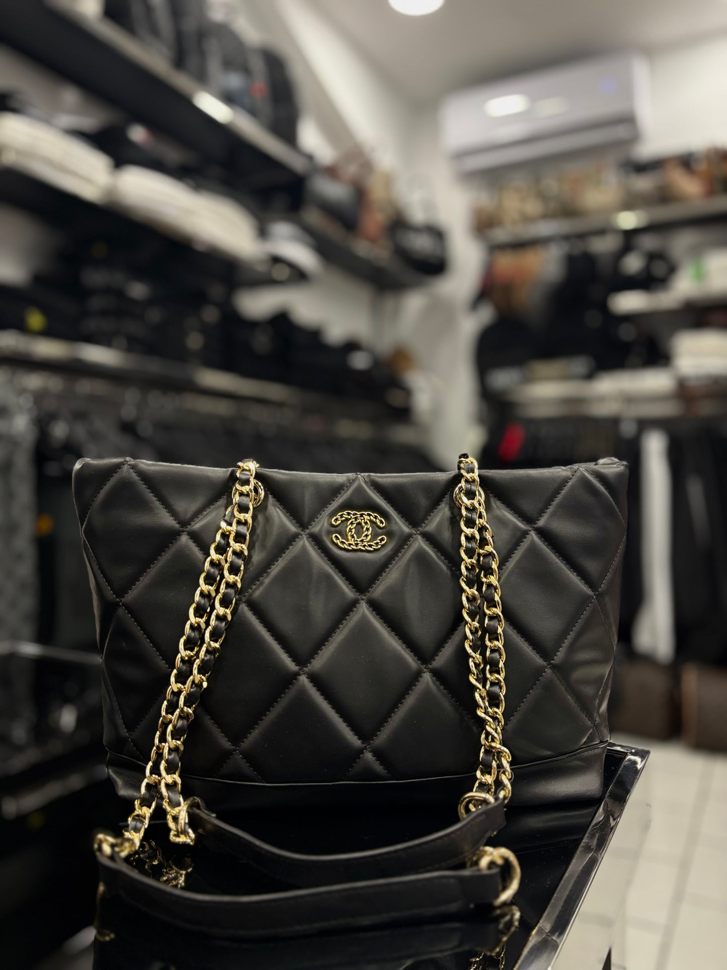 Chanel black bag