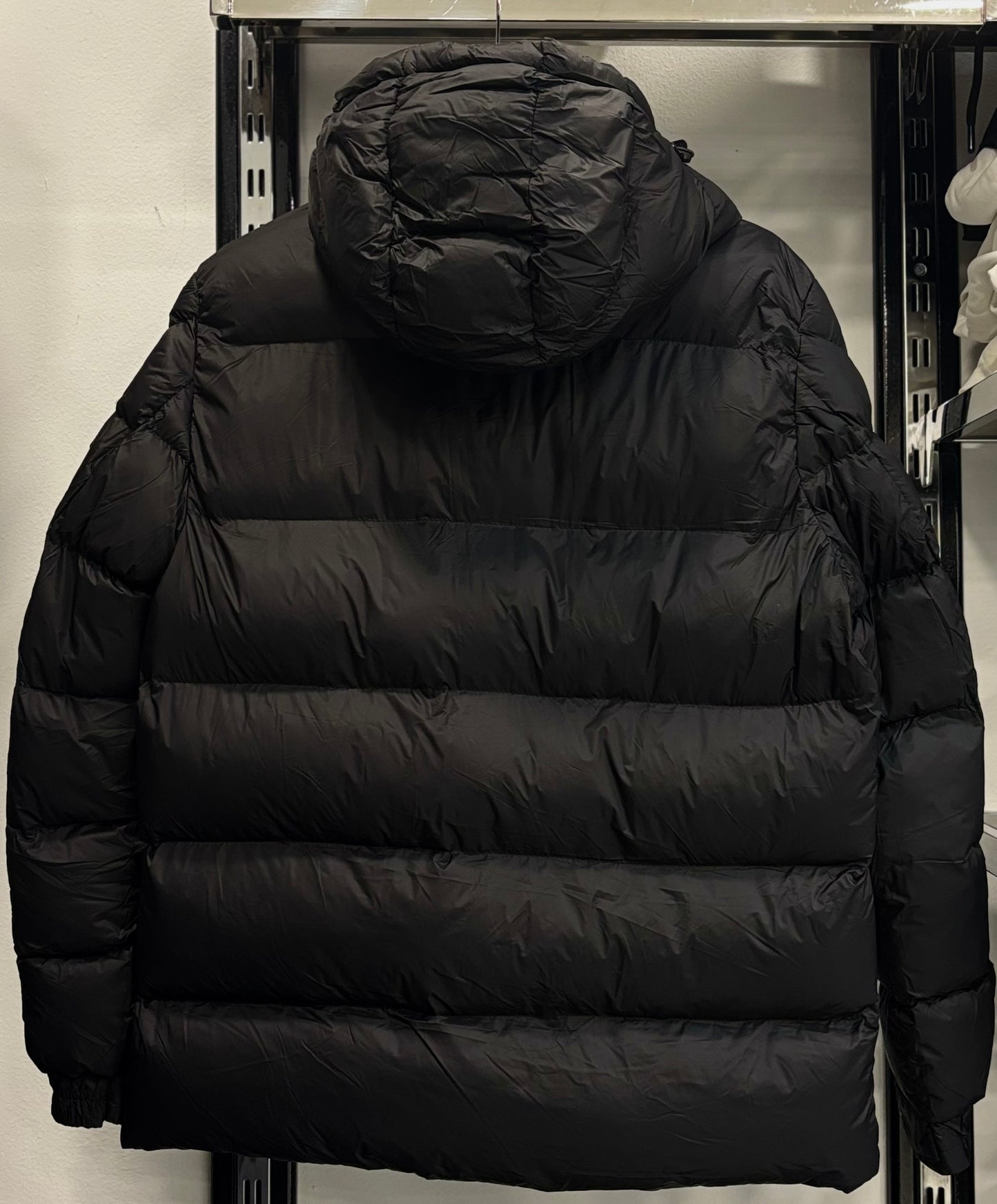 Moncler matte black jacket