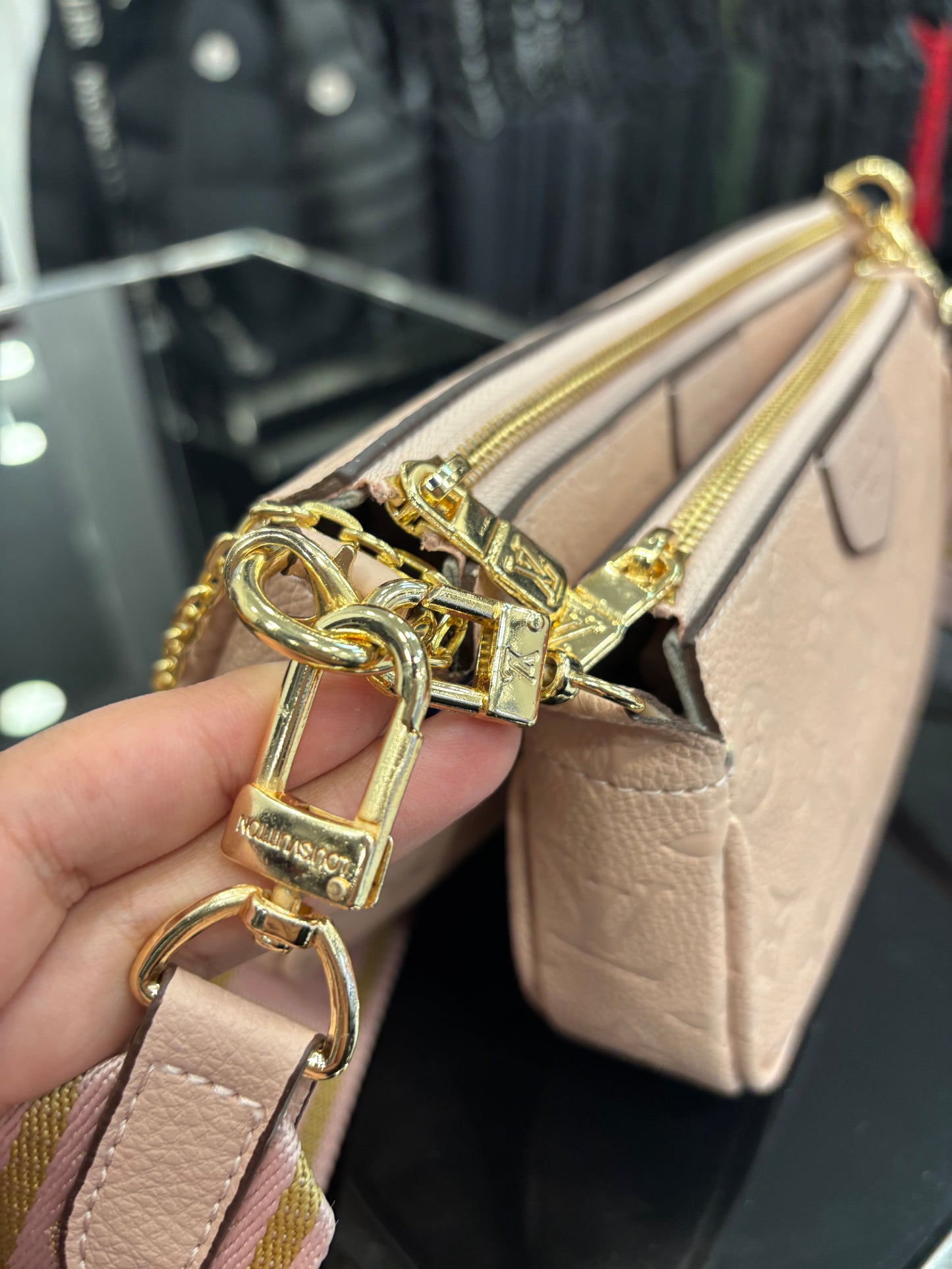 Louis Vuitton Trio Bag Light Pink