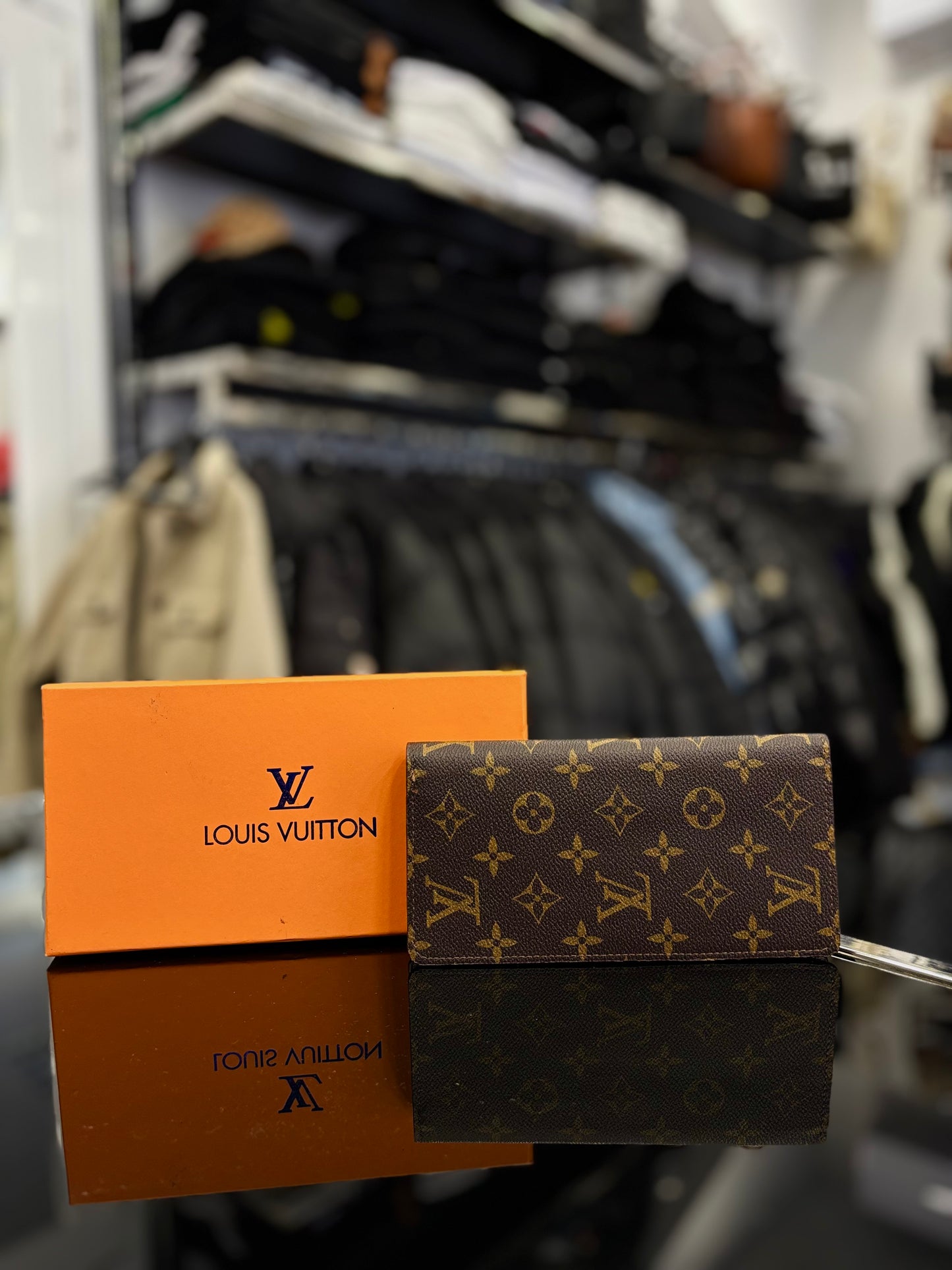 Louis Vuitton brown wallet
