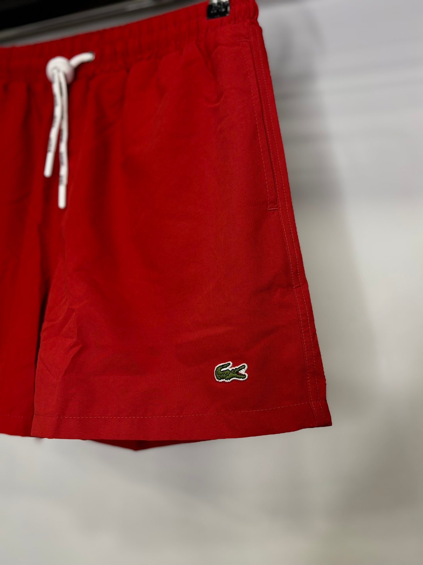 Lacoste red swimsuit