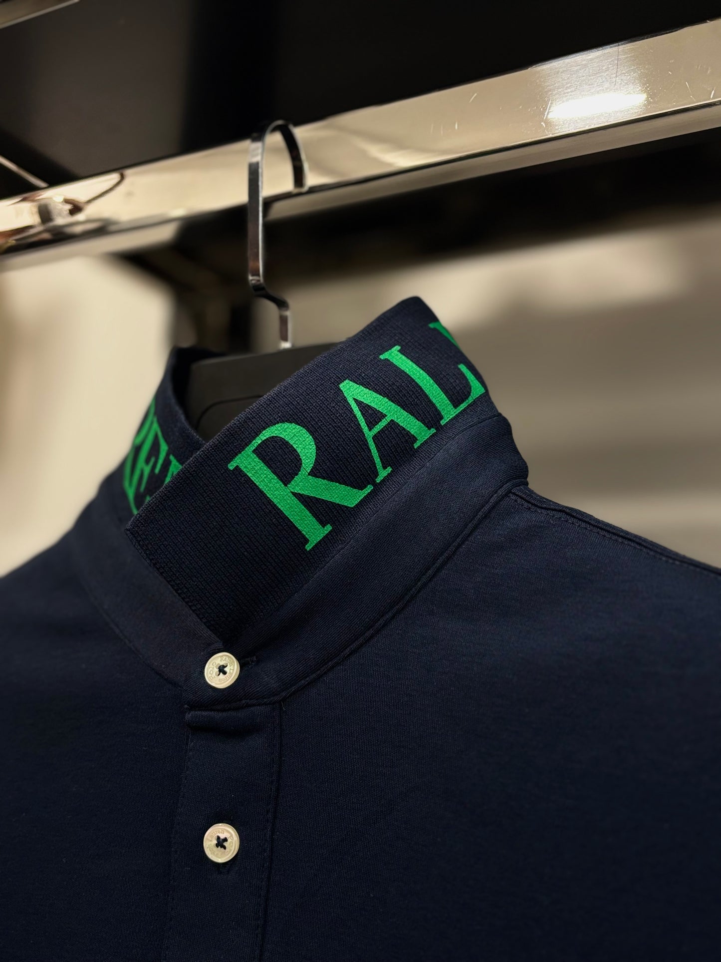 Polo Ralph Lauren blue t-shirt with collar