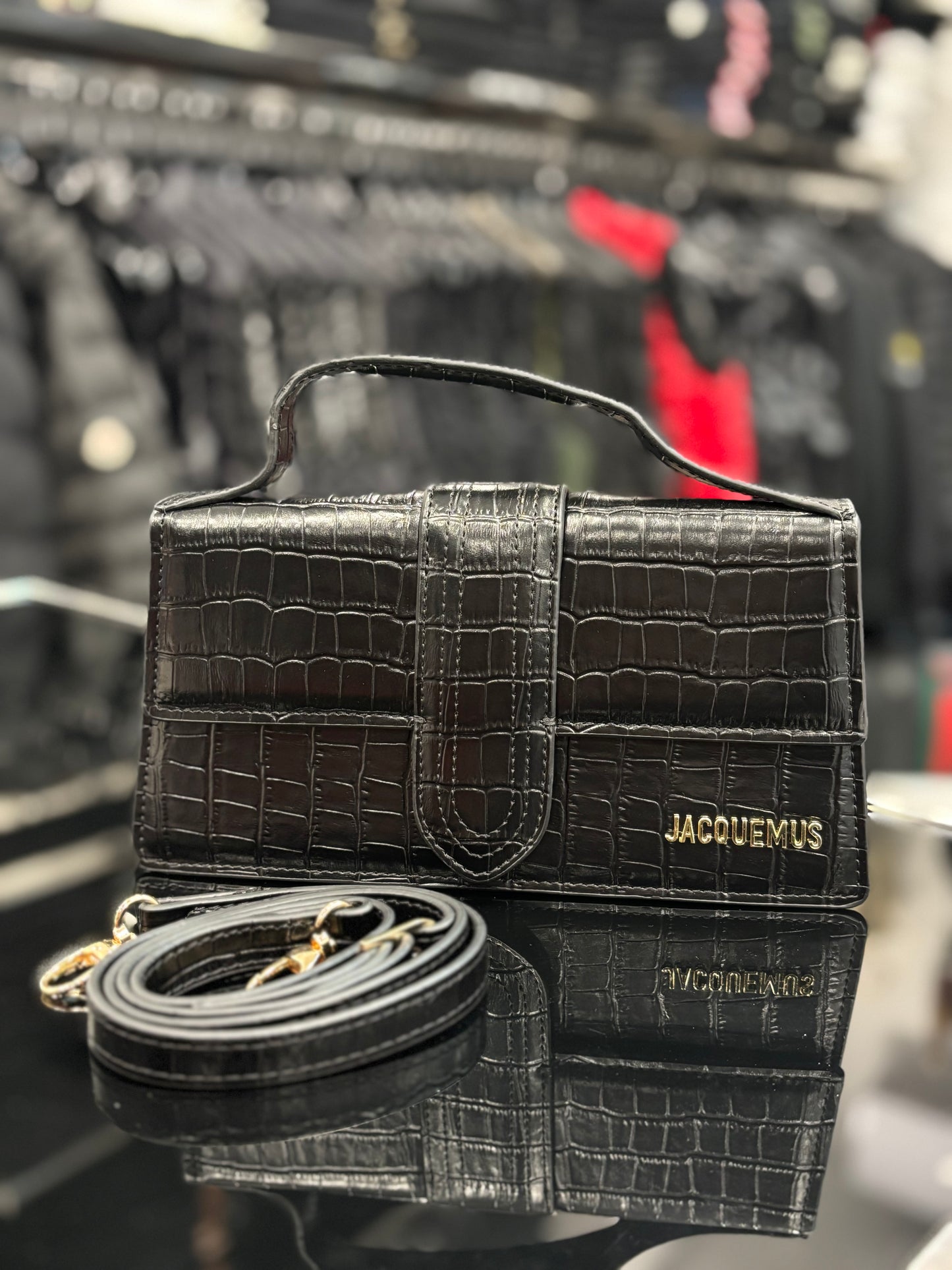 Jacquemus Le Grand Bambino Crocodile