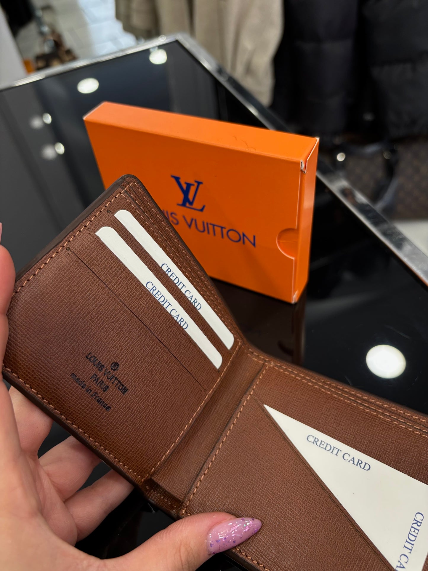 Louis Vuitton monogram brown wallet