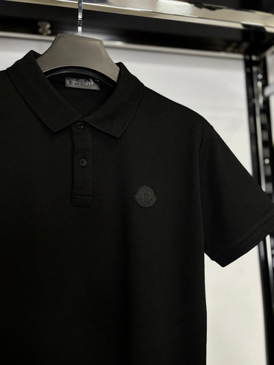 Moncler black t-shirts with collar code