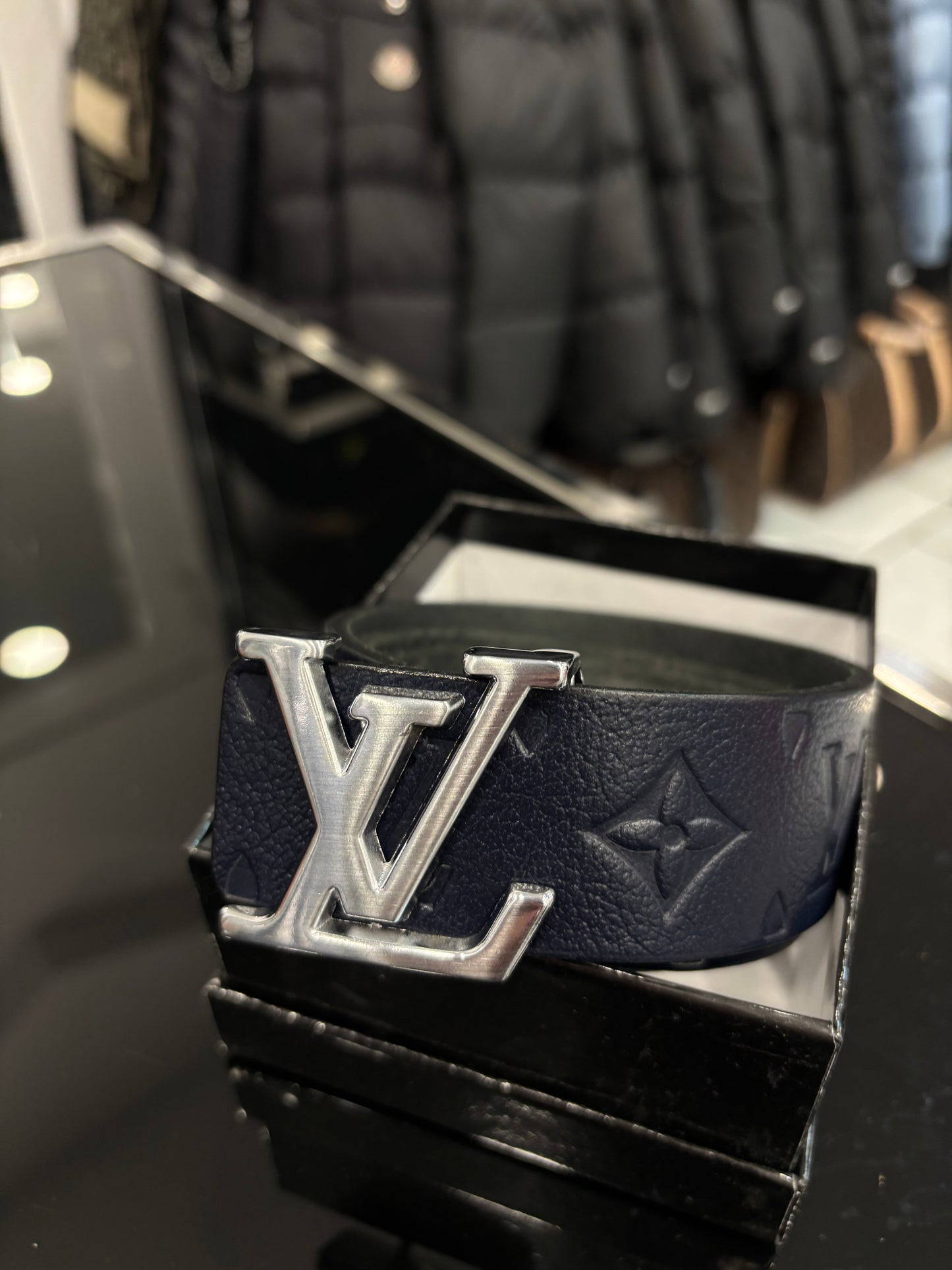 Louis Vuitton blue belt