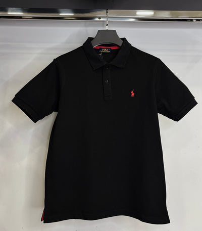 Polo Ralph Lauren black t-shirt with collar code