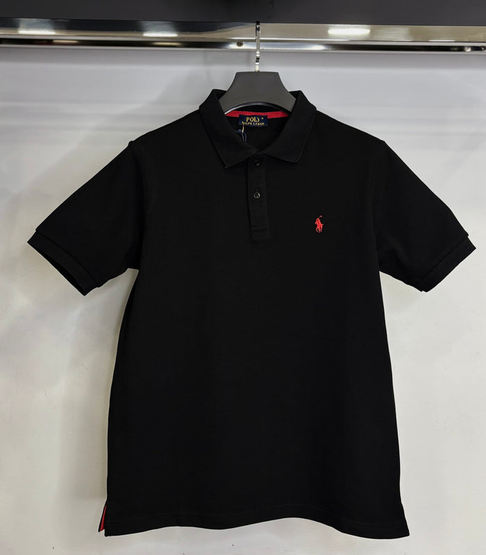 Polo Ralph Lauren black t-shirt with collar code