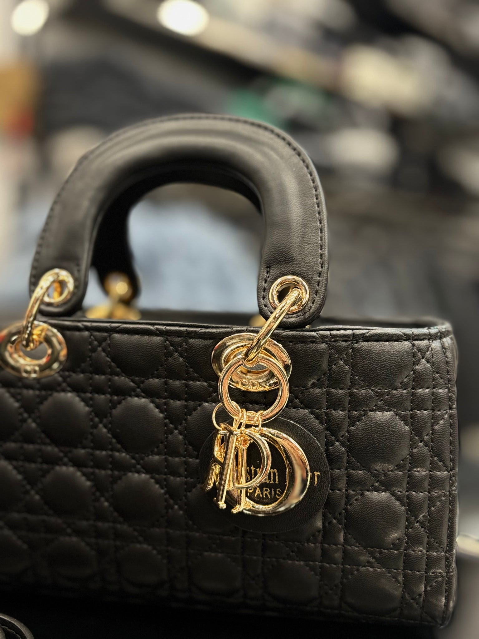 Dior Lady D-Joy black bag