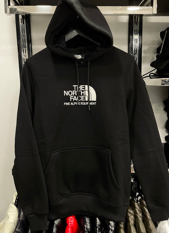 The North Face black hoodie