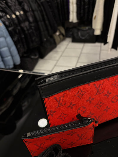 Louis Vuitton Monogram red bag