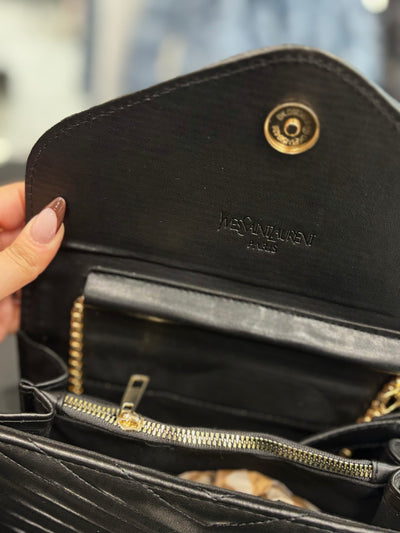 YSL Shoulder black bag
