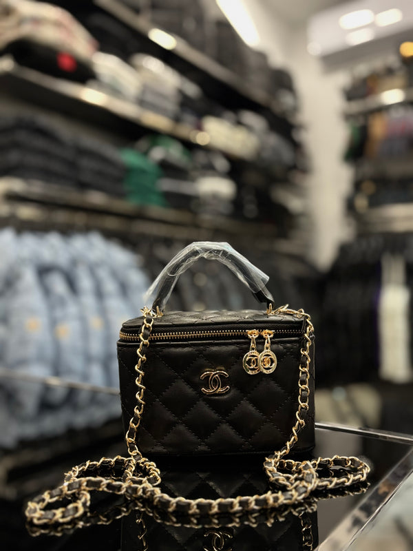 Chanel Mini Vanity black bag