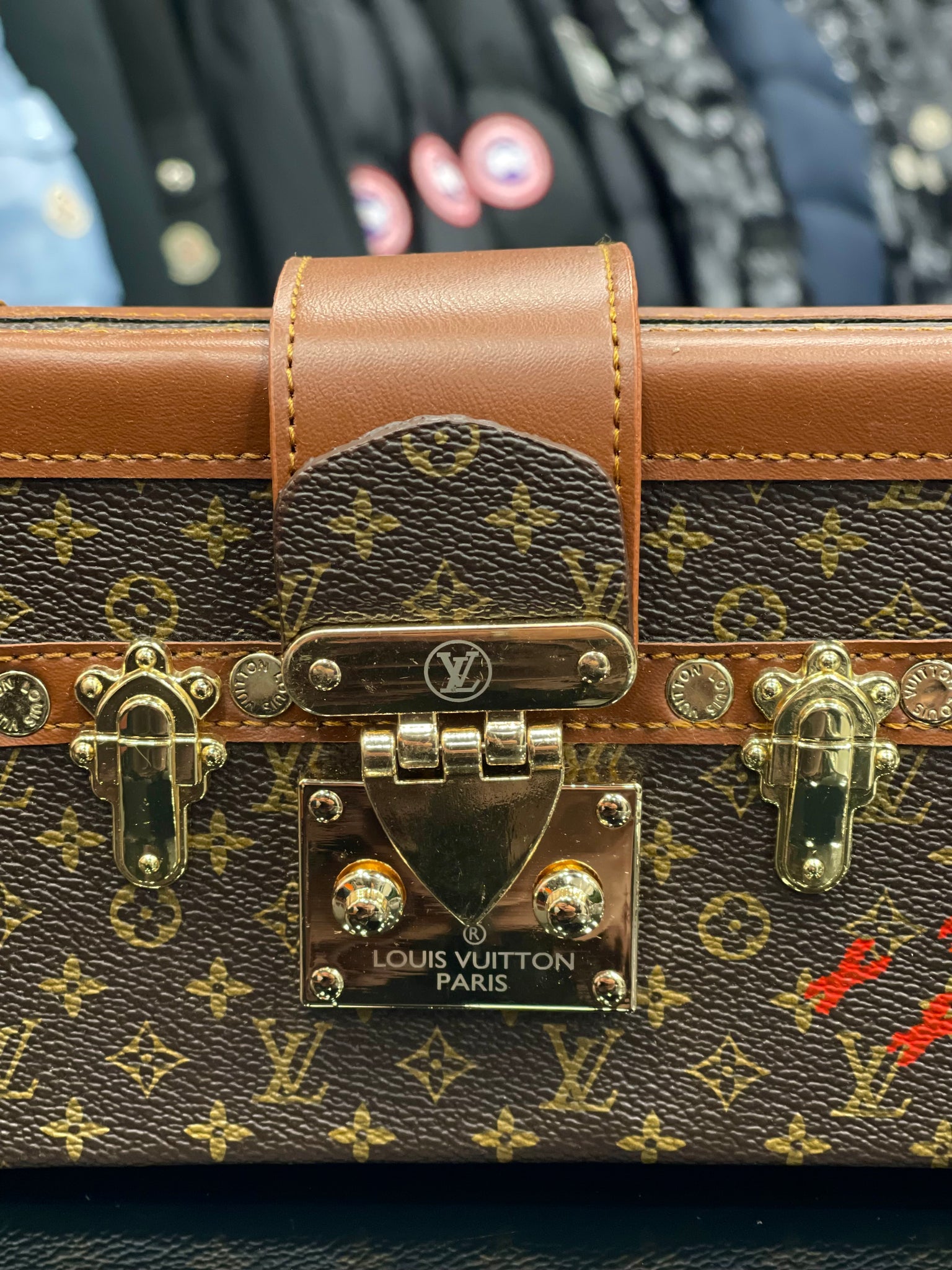 Louis Vuitton Petite Malle Monogram brown bag