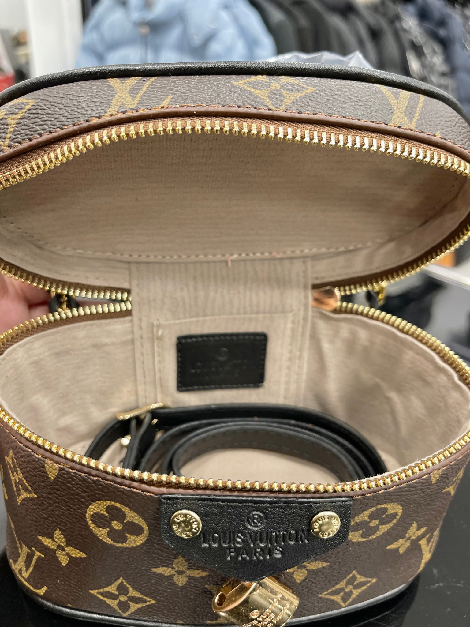 Louis Vuitton PM vanity monogram reverse bag