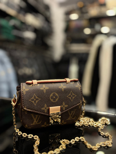 Louis Vuitton Micro Métis Monogram Canvas brown bag