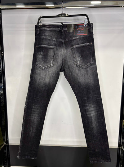 Dsquared2 Les Twins C’ est chic Ça Va? black jean