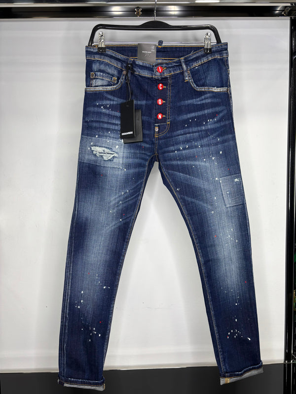 Dsquared2 Dean and Dan blue jean