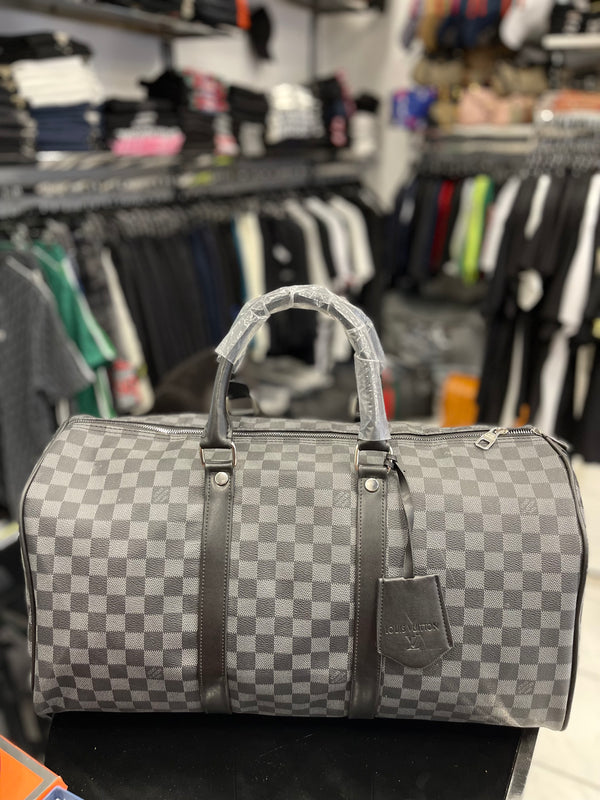 Σάκος ταξιδιού Louis Vuitton grey/black