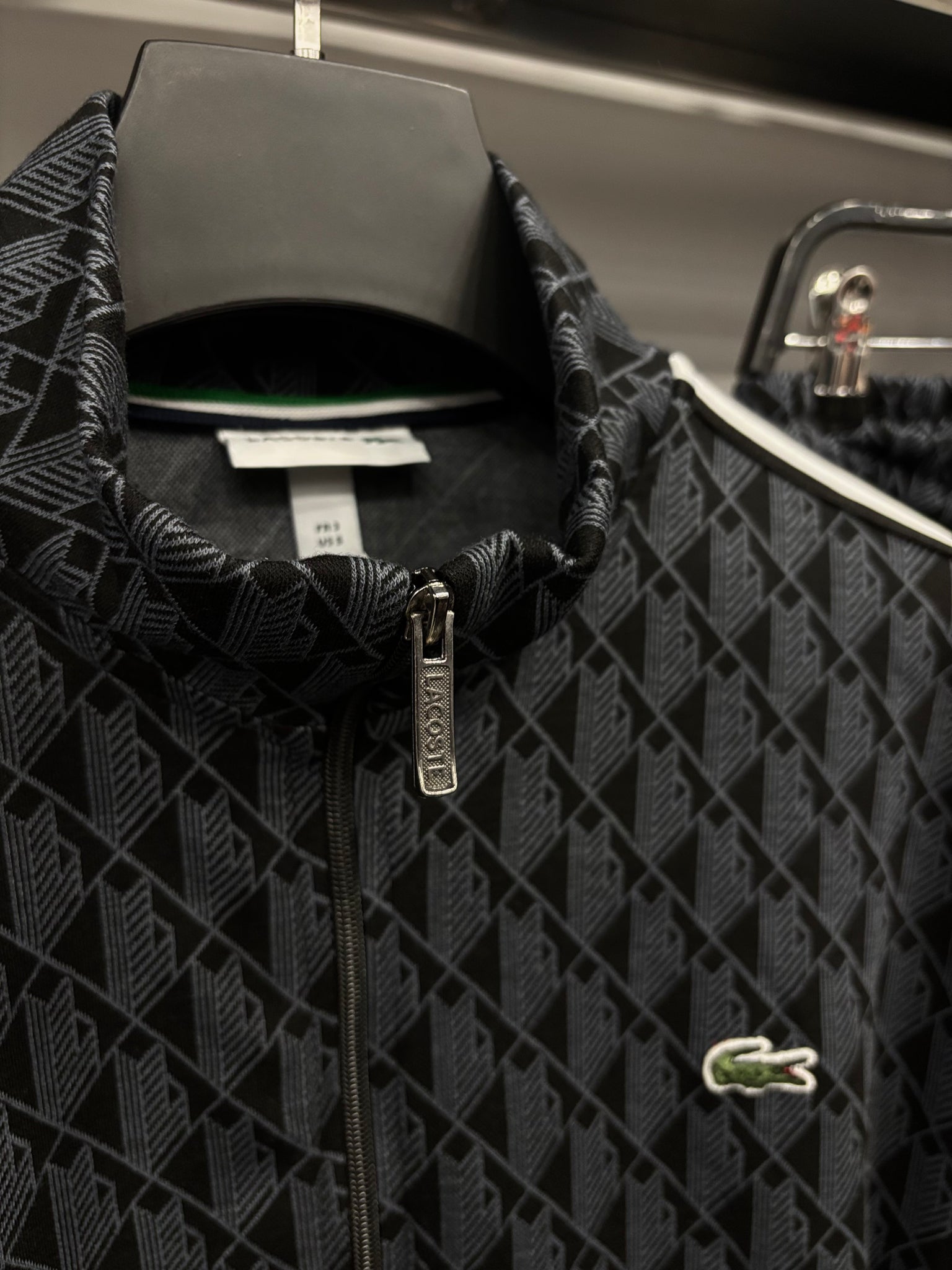Lacoste Paris Jacquard Monogram black set