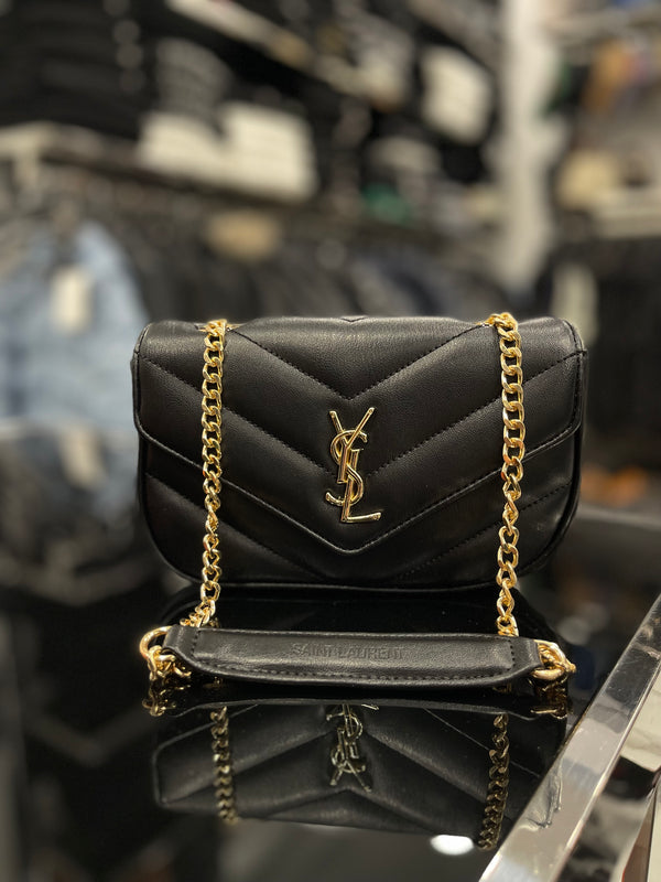 Yves Saint Laurent Loulou small black bag