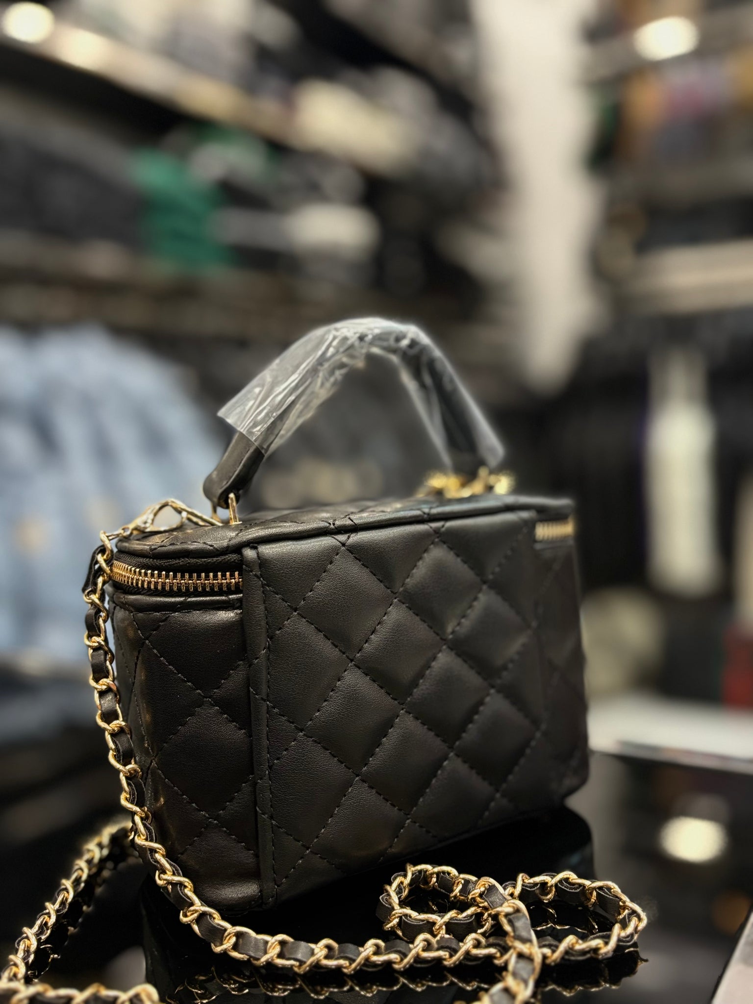 Chanel Mini Vanity black bag