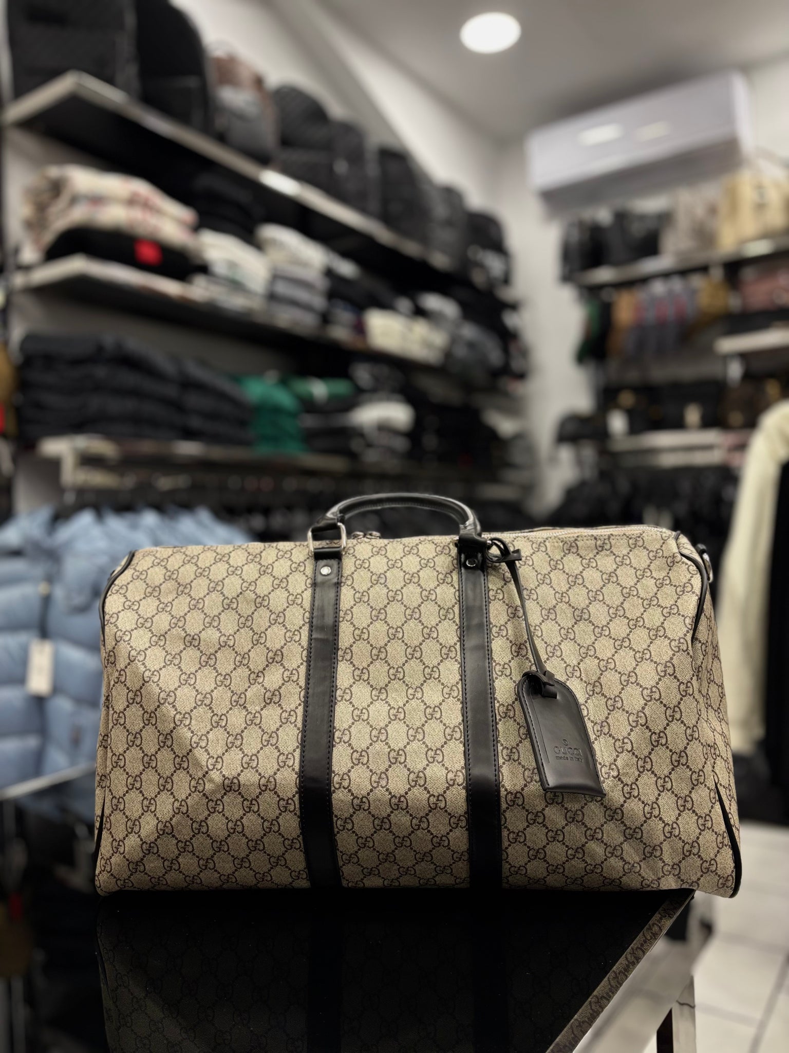 Σάκος Ταξιδιού Gucci beige/black