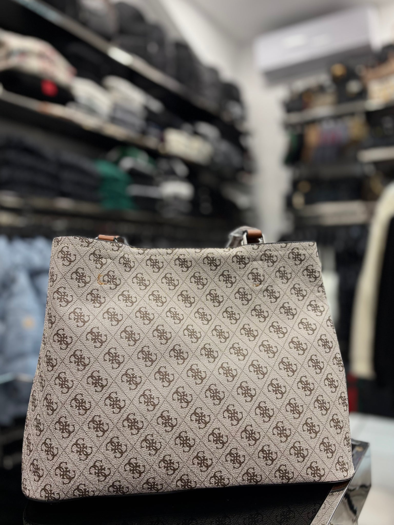 Guess shoulder beige bag