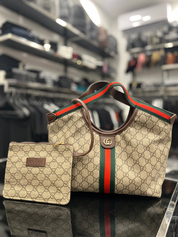 Gucci Giglio Small Tote Bag Beige