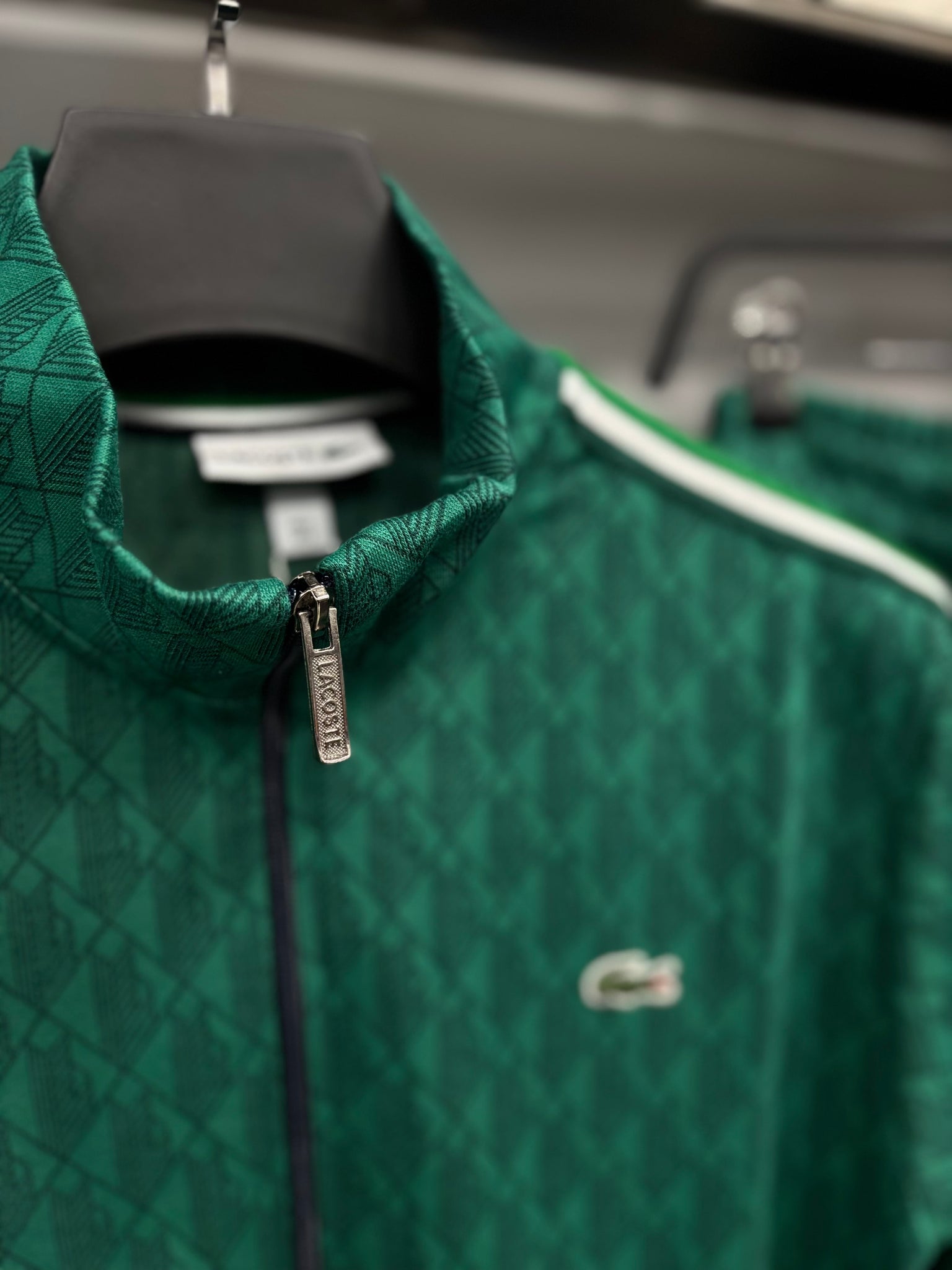 Lacoste Paris Jacquard Monogram green set
