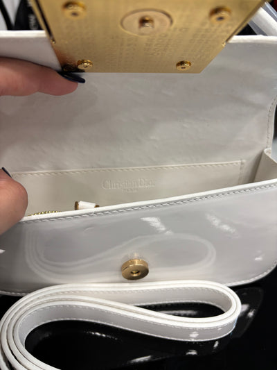 Miss Dior Patent Leather White