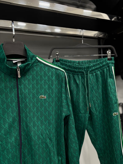 Lacoste Paris Jacquard Monogram green set