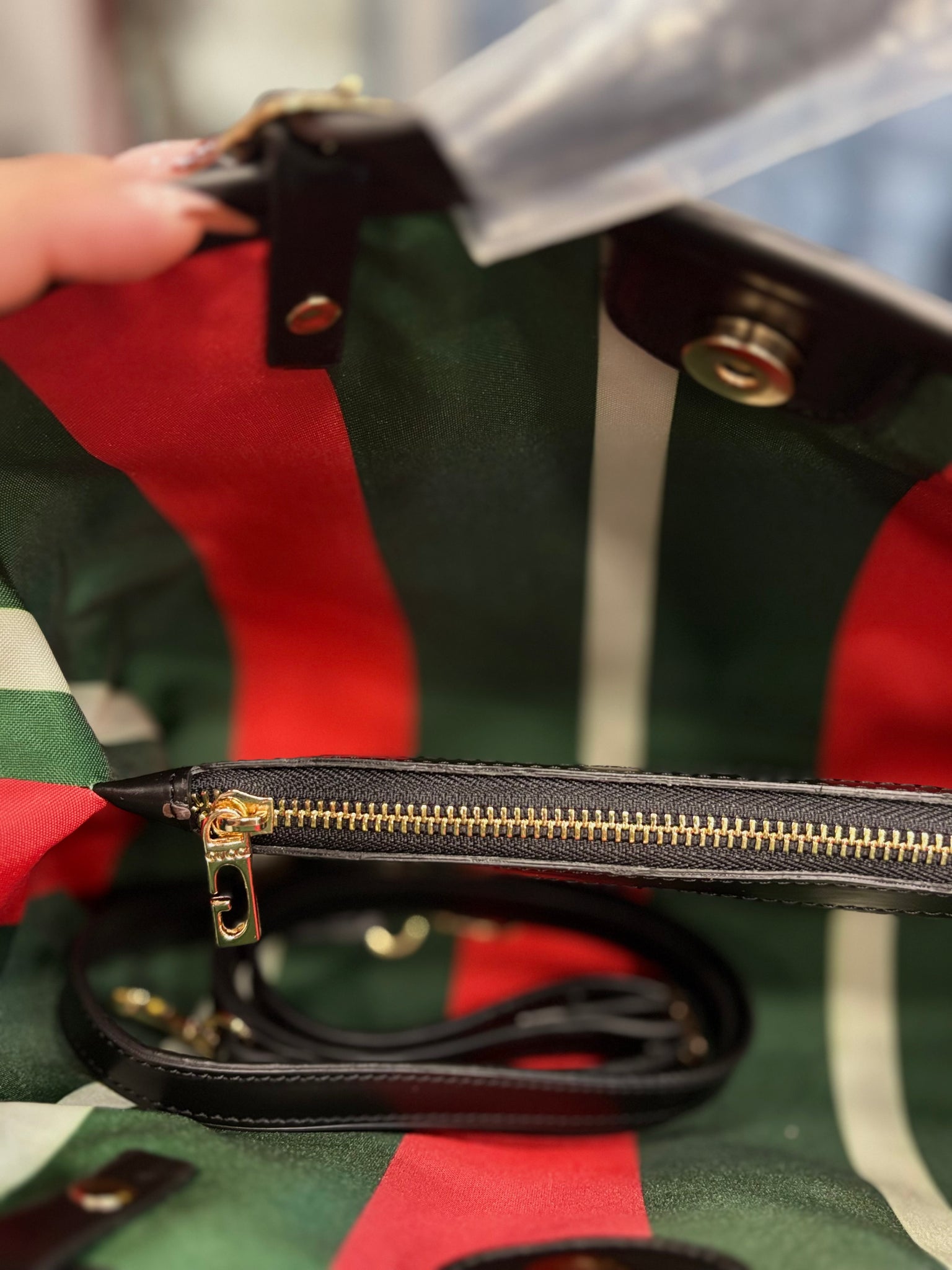 Gucci GG Emblem Tote black bag