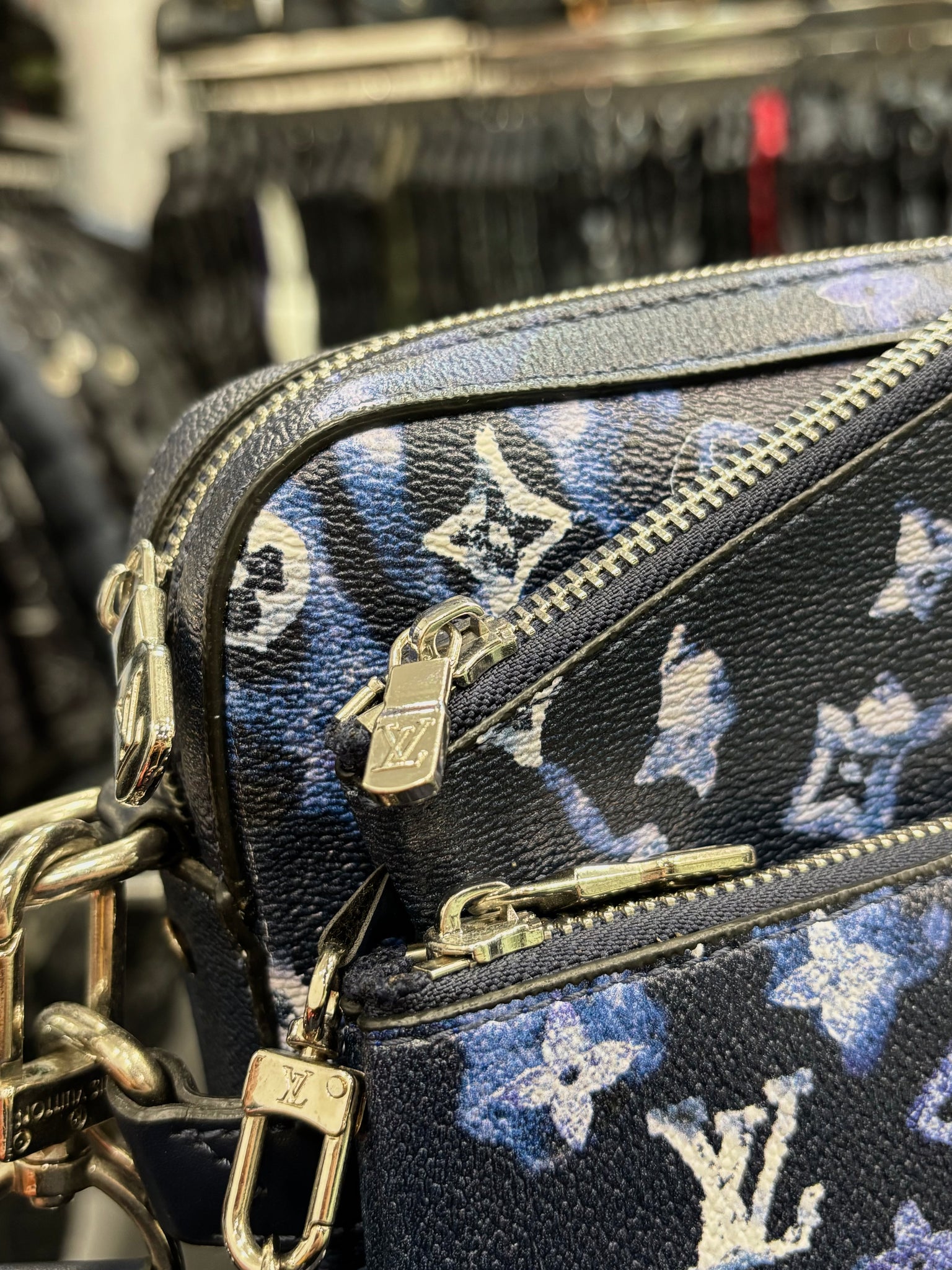 Louis Vuitton Monogram Ink Watercolor Trio Messenger bag ώμου/χιαστί