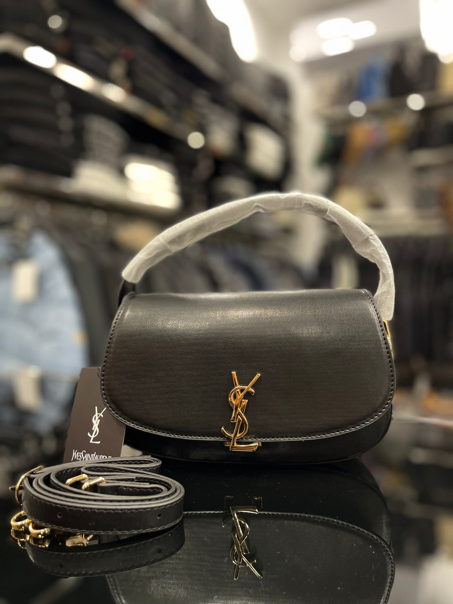 Yves Saint Laurent Voltaire black bag