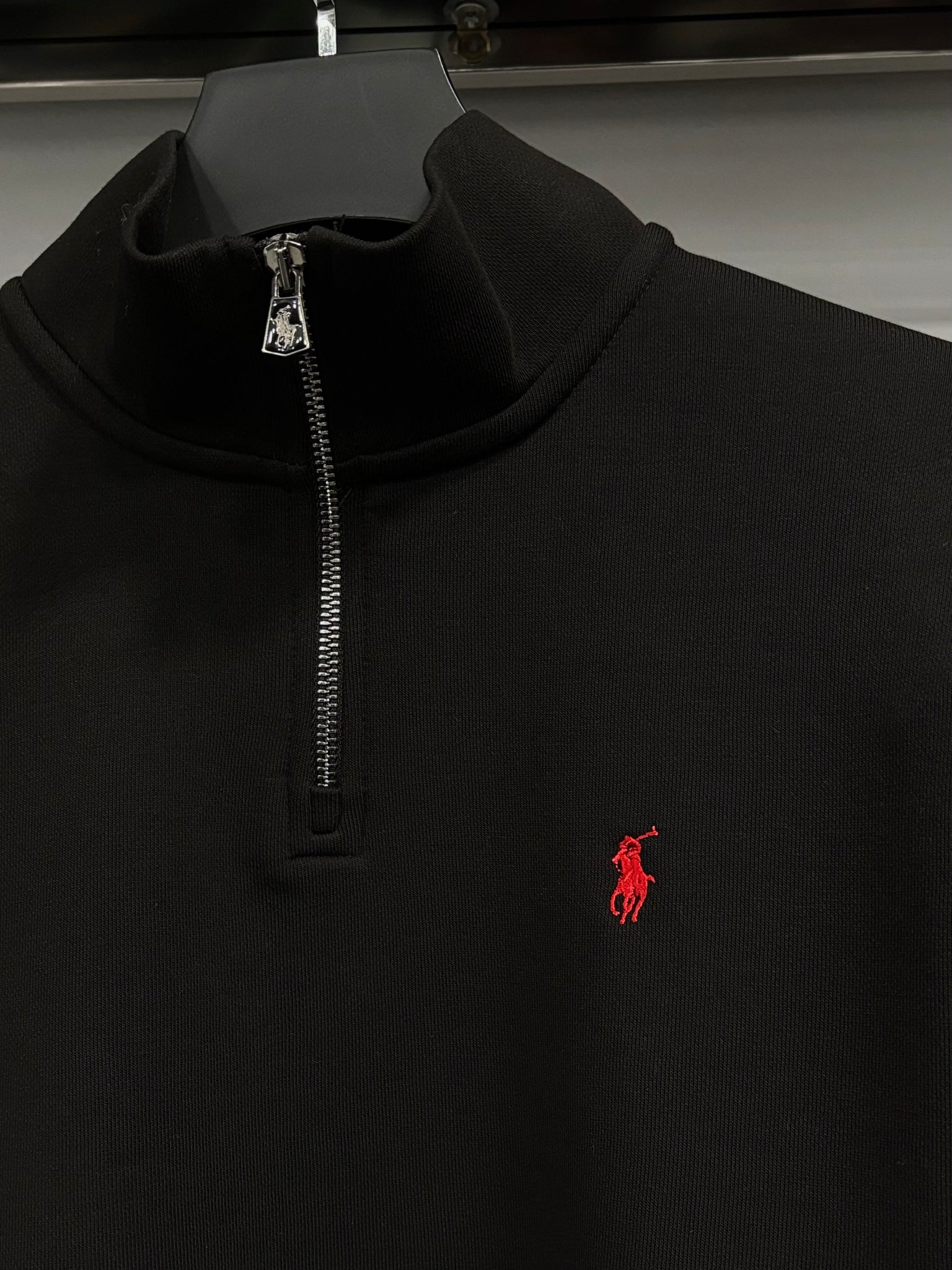 Polo Ralph Lauren half zip black