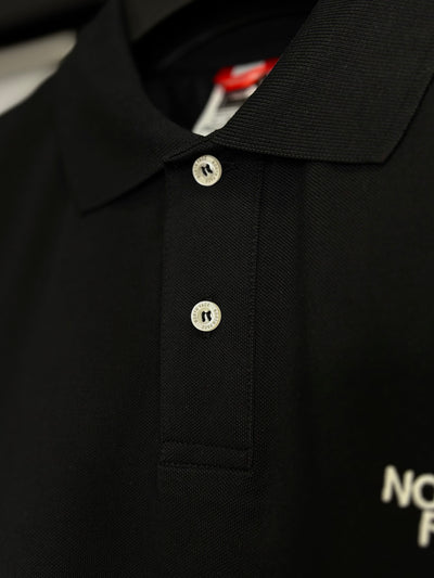 The North Face black t-shirt with collar code