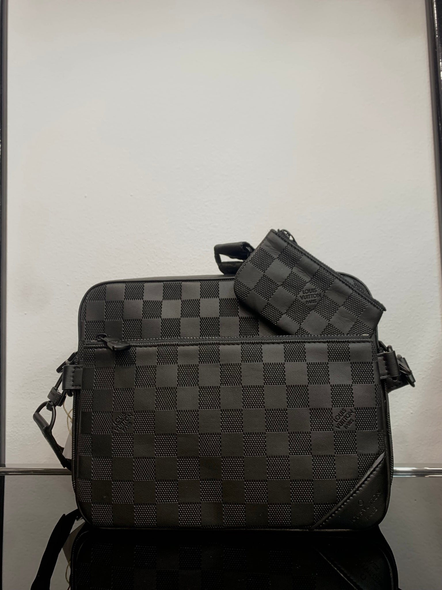 Louis Vuitton Trio Black bag ωμού/Χιαστί