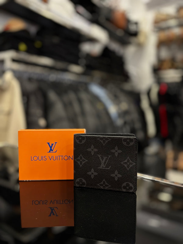 Louis Vuitton monogram black wallet
