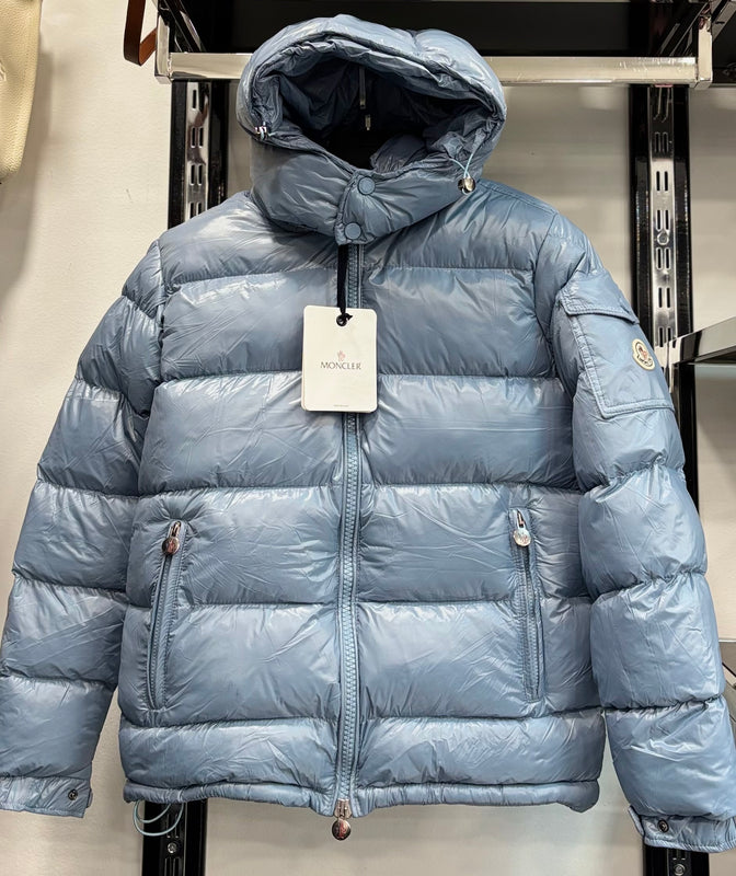 Moncler light blue jacket