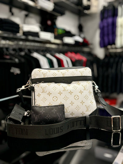 Louis Vuitton White bag ωμού/χιαστί
