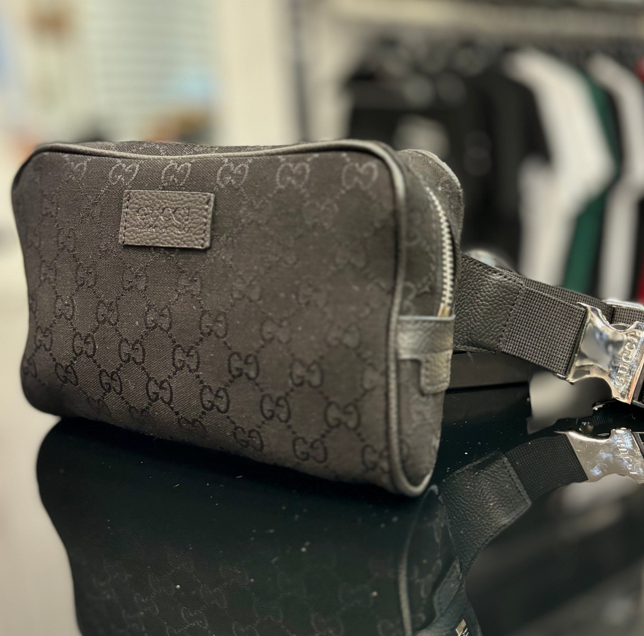 Gucci Black bag μέσης