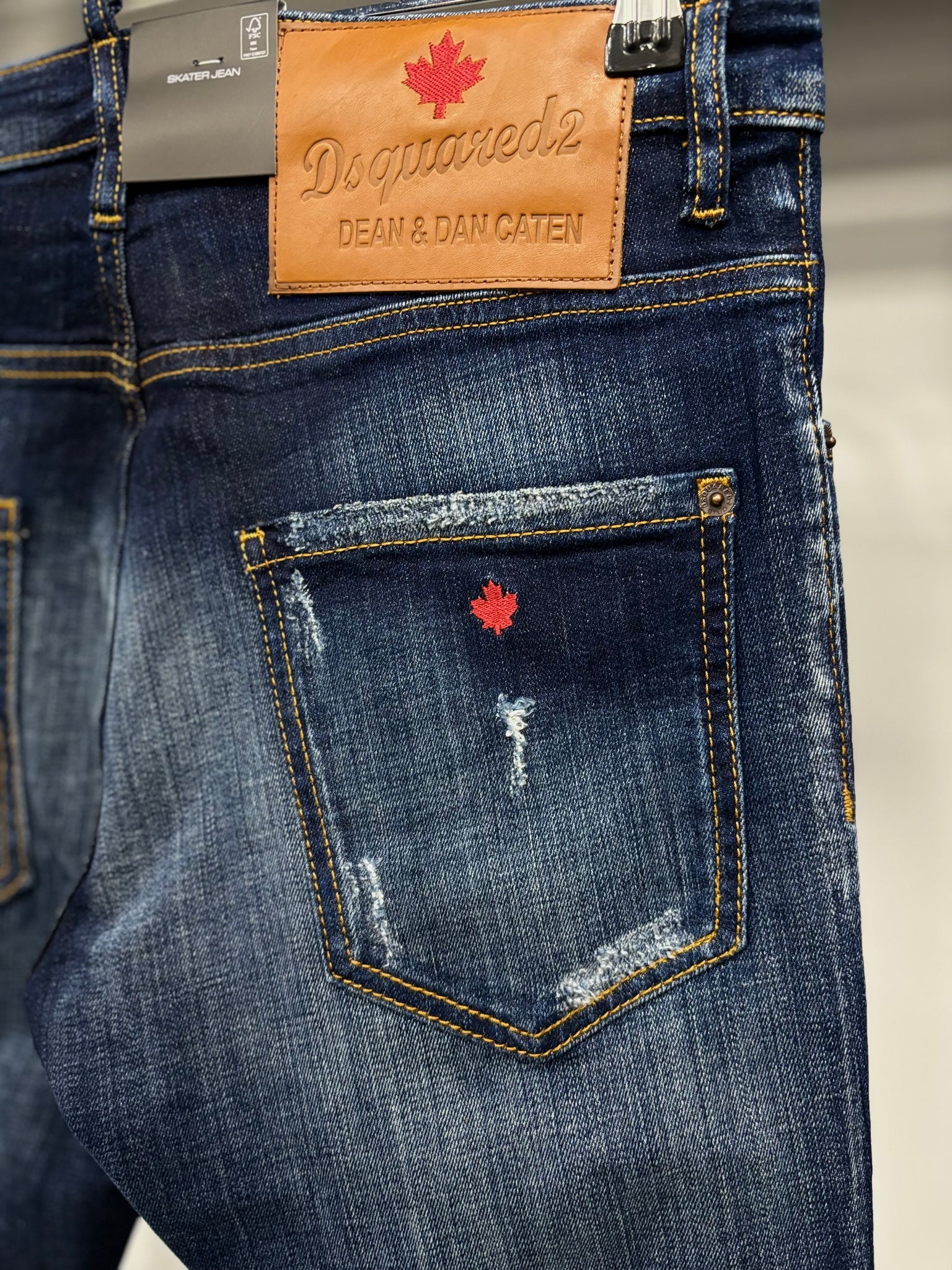 Dsquared2 Dean and Dan Caten blue jean