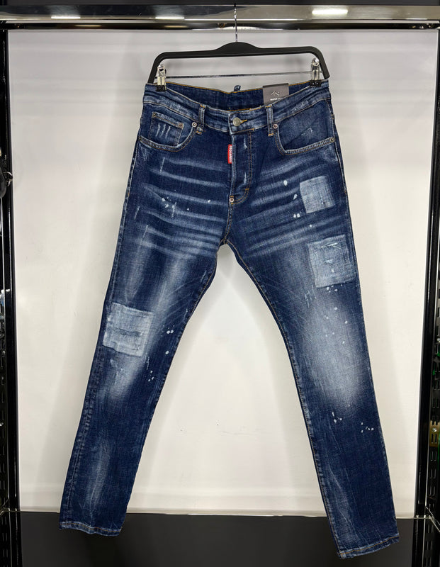 Dsquared2 Brotherhood established 1995 blue jean