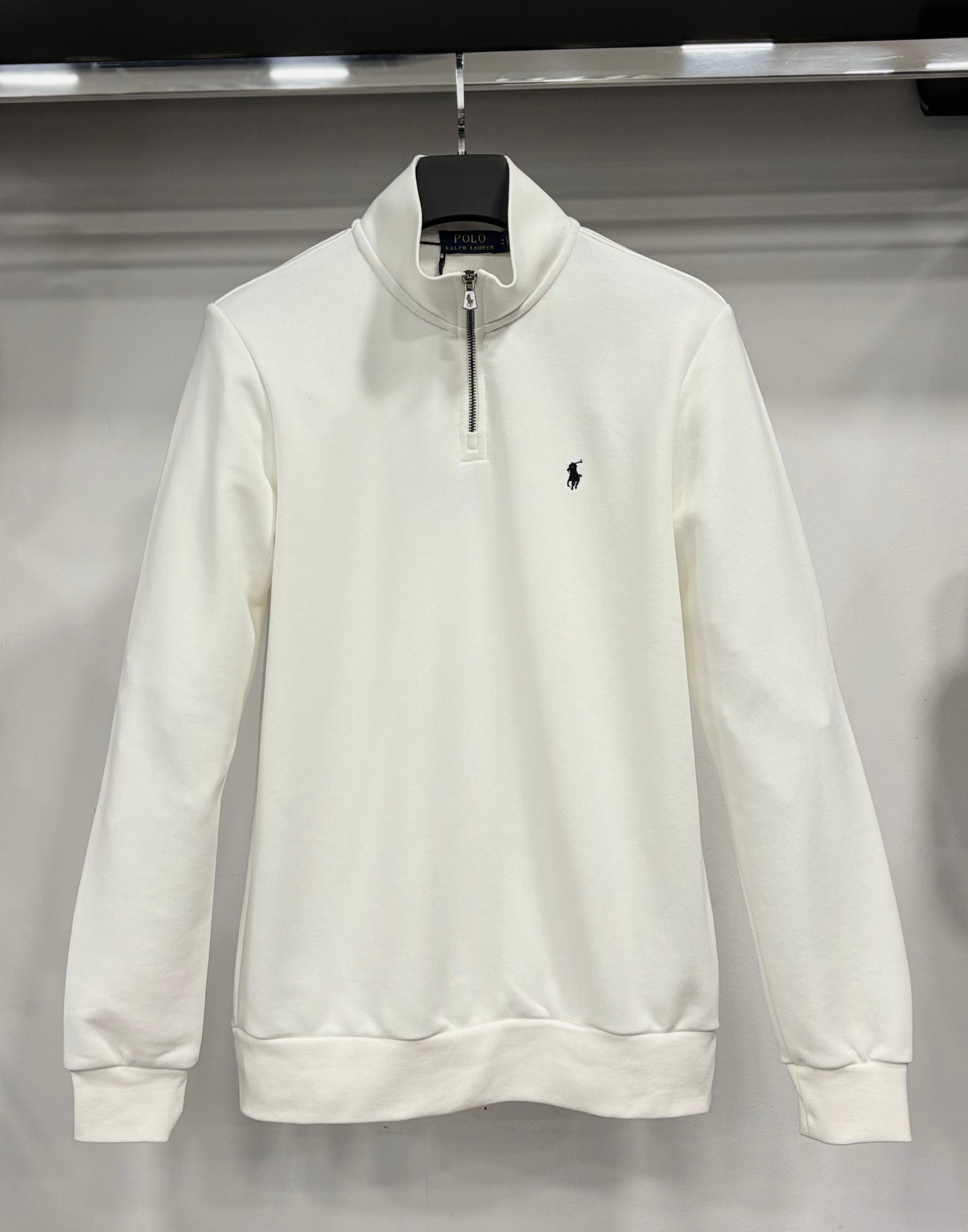 Polo Ralph Lauren half zip white