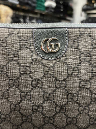 Gucci Ophidia GG Supreme blue bag ώμου/χιαστί